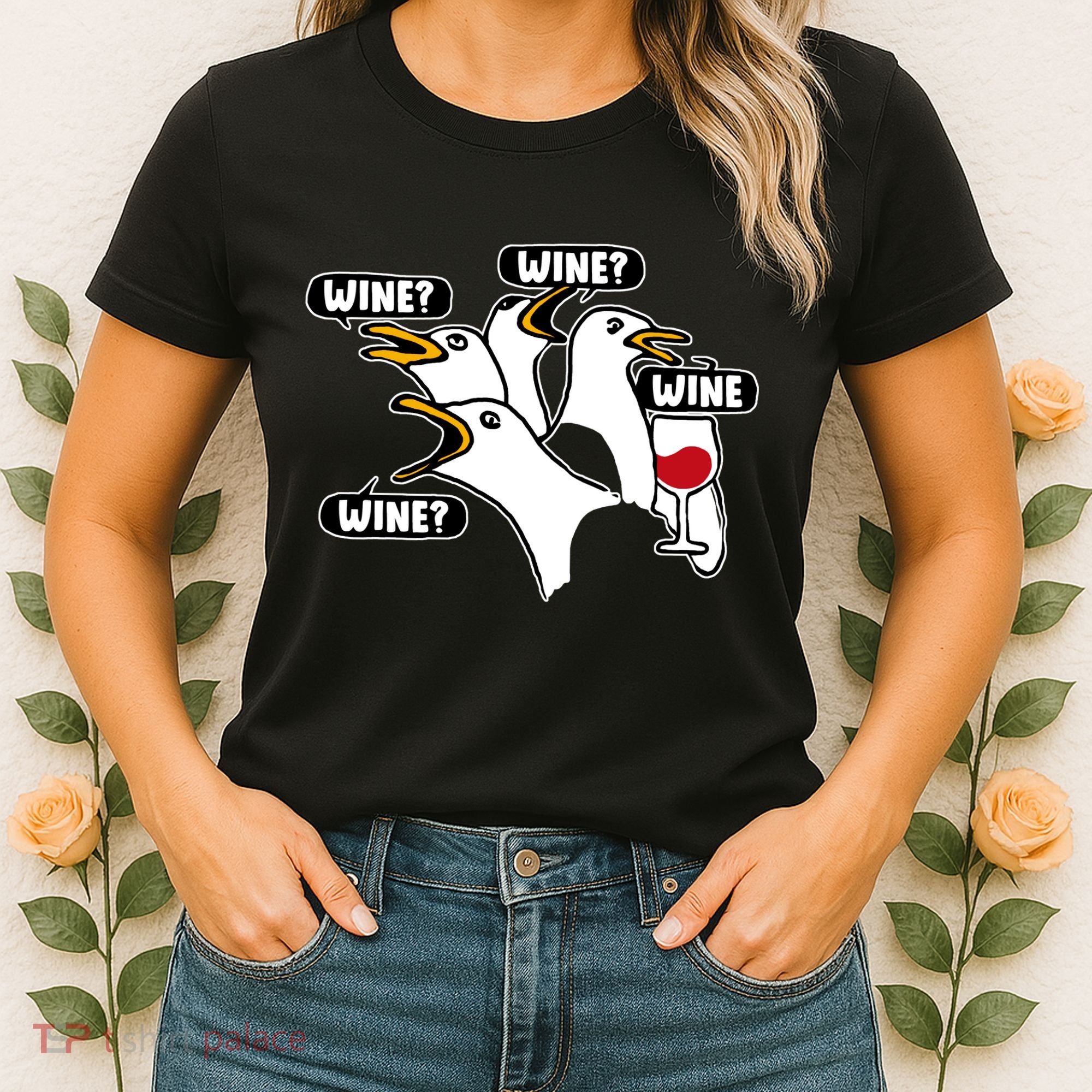 Wine Seagulls Women's T-Shirt