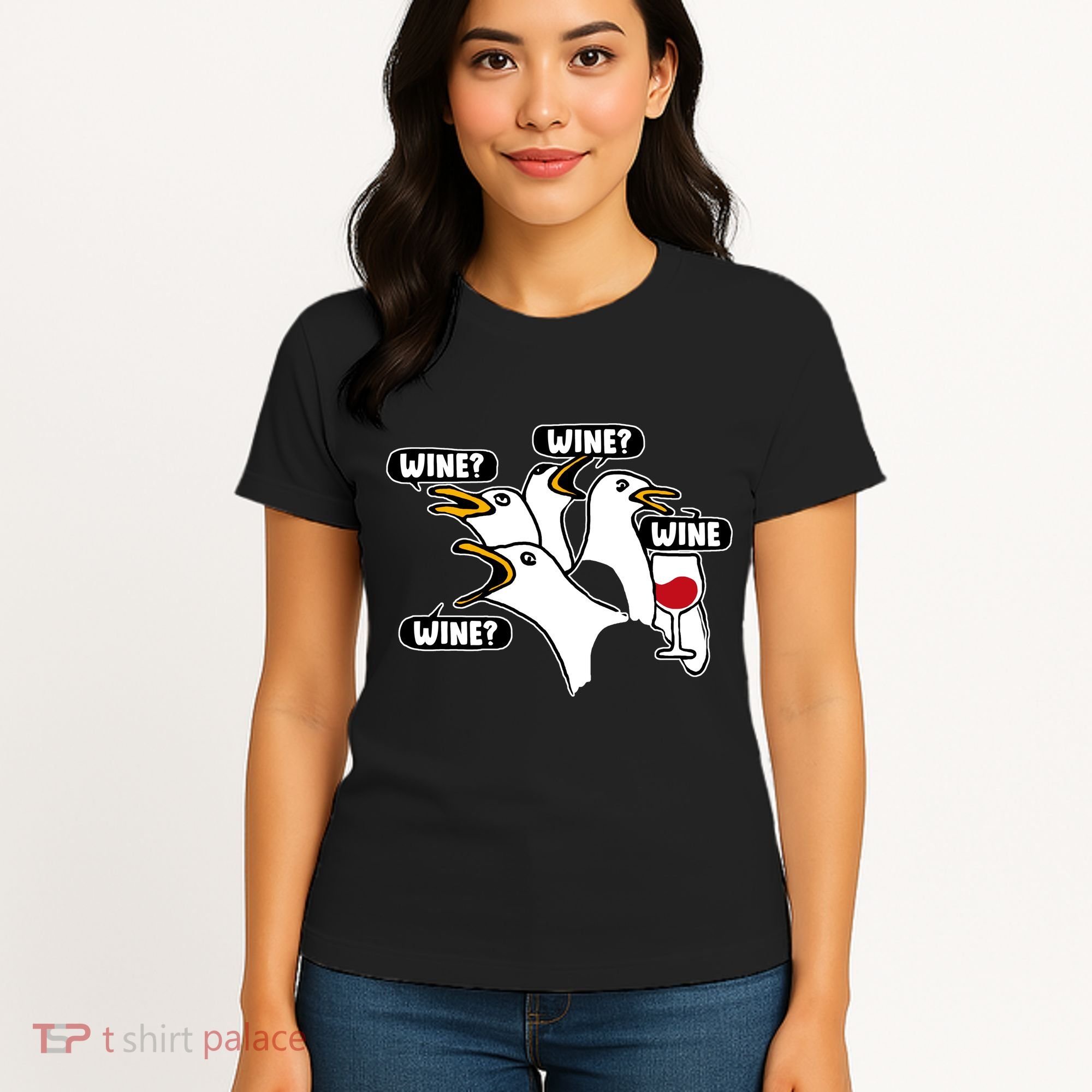 Wine Seagulls Women's T-Shirt