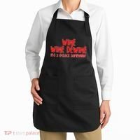 Wine Wine Dewine It's 2 O'Clock Somewhere Apron thumb 2