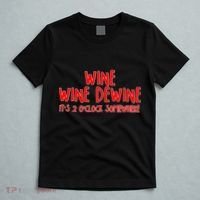 Wine Wine Dewine It's 2 O'Clock Somewhere T-Shirt thumb 5