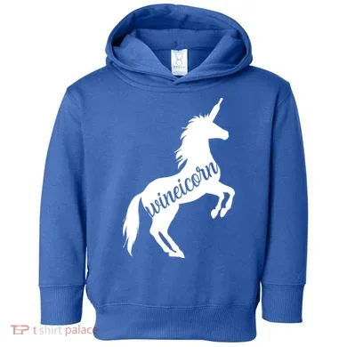 Wineicorn Toddler Hoodie