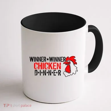 Winner Winner Chicken Dinner Coffee Mug back