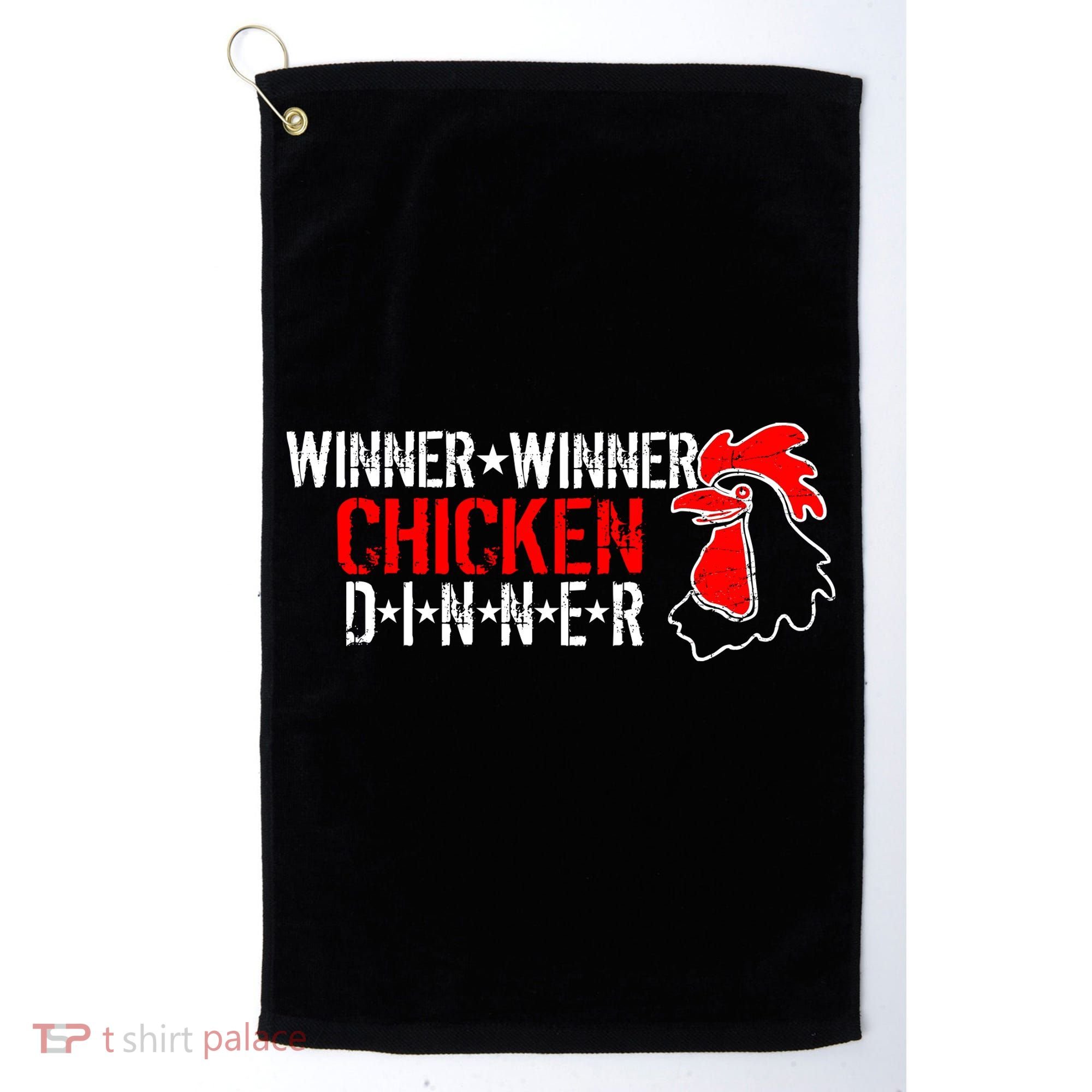 Winner Winner Chicken Dinner Golf Towel