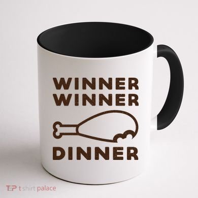 Winner Winner Chicken Dinner Funny Gaming Coffee Mug back