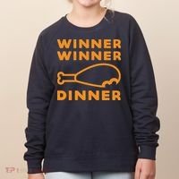 Winner Winner Chicken Dinner Funny Gaming Women's Sweatshirt thumb 0