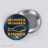 Winner Winner Chicken Dinner Funny Gaming Button thumb 0