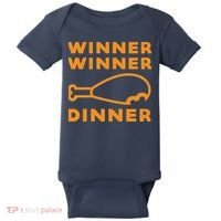 Winner Winner Chicken Dinner Funny Gaming Baby Bodysuit thumb 0
