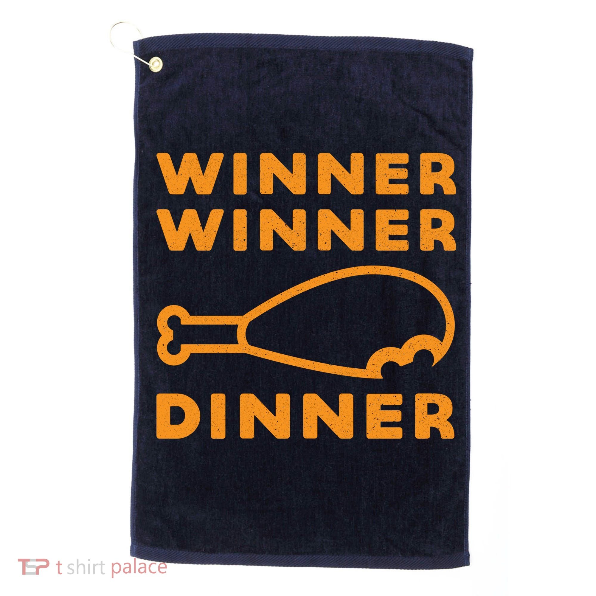 Winner Winner Chicken Dinner Funny Gaming Golf Towel
