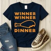 Winner Winner Chicken Dinner Funny Gaming Women's T-Shirt thumb 3