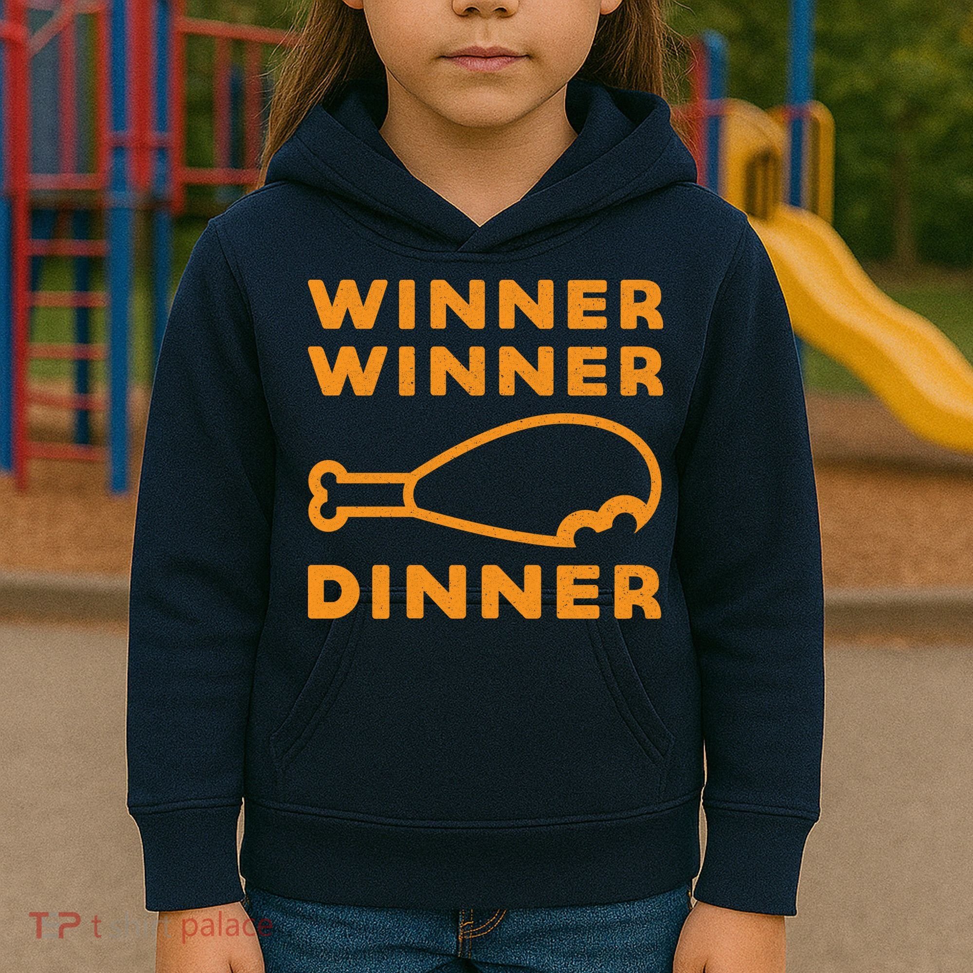 Winner Winner Chicken Dinner Funny Gaming Kids Hoodie