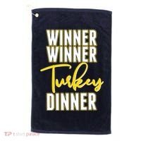 Winner Winner Turkey Dinner Golf Towel thumb 0