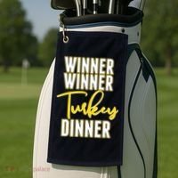 Winner Winner Turkey Dinner Golf Towel thumb 2