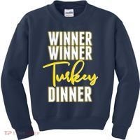 Winner Winner Turkey Dinner Kids Sweatshirt thumb 0