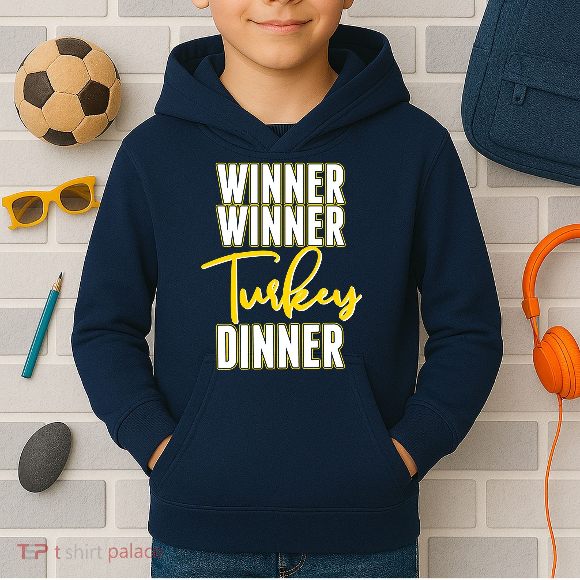 Winner Winner Turkey Dinner Kids Hoodie