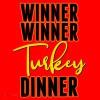 Winner Winner Turkey Dinner Santa Hat thumb 1