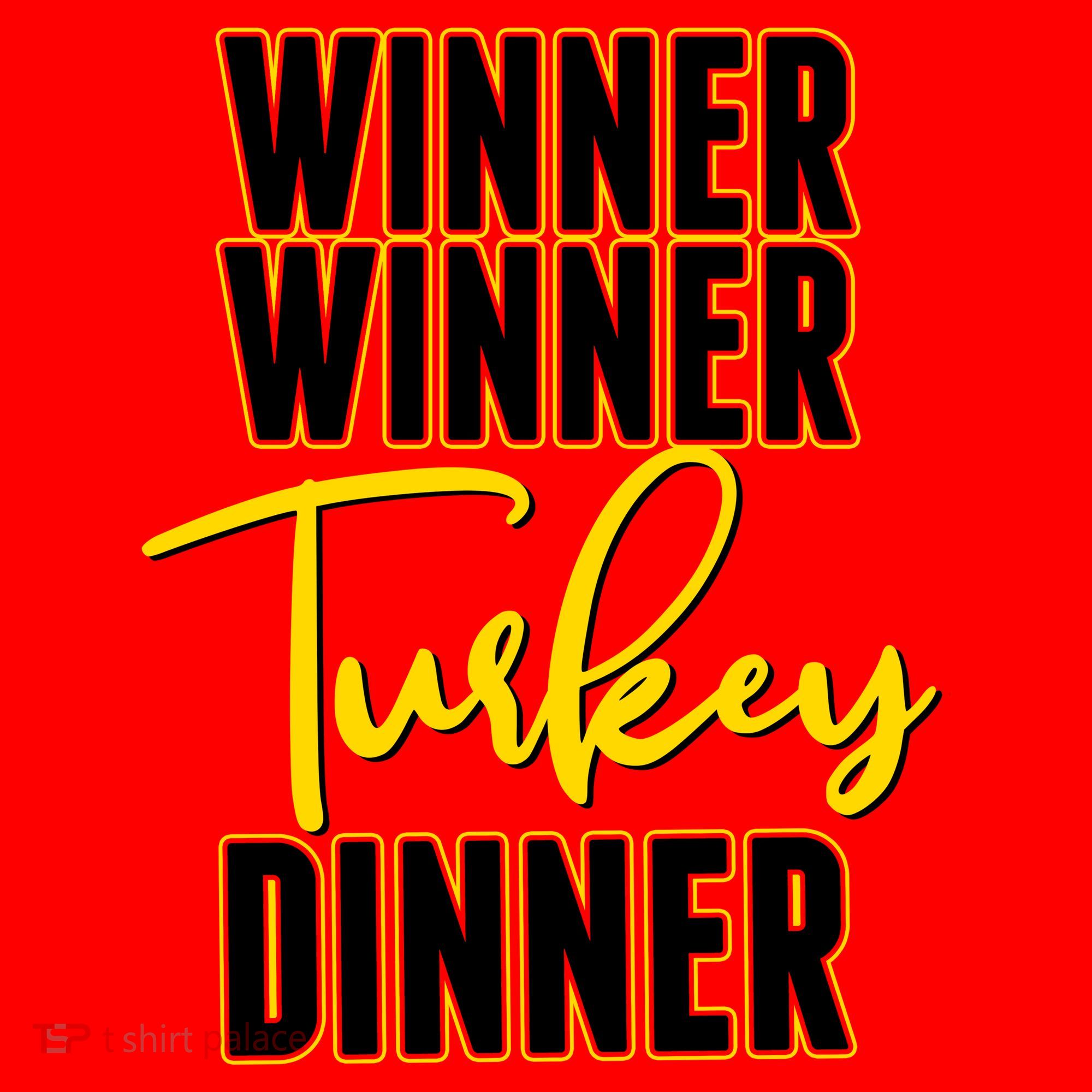 Winner Winner Turkey Dinner Santa Hat