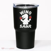 Wino Saur Funny Wine Tumbler thumb 0