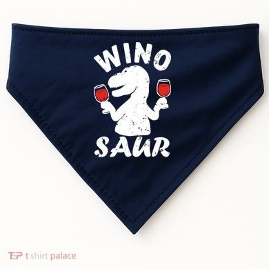 Wino Saur Funny Wine USA-Made Doggie Bandana