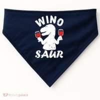 Wino Saur Funny Wine USA-Made Doggie Bandana thumb 0