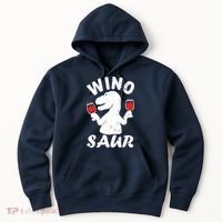 Wino Saur Funny Wine Hoodie thumb 0