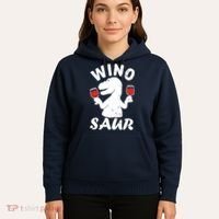 Wino Saur Funny Wine Hoodie thumb 5