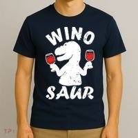 Wino Saur Funny Wine T-Shirt thumb 3