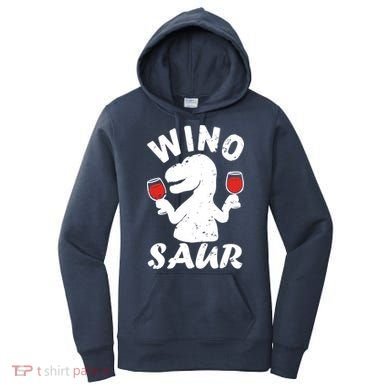 Wino Saur Funny Wine Women's Hoodie