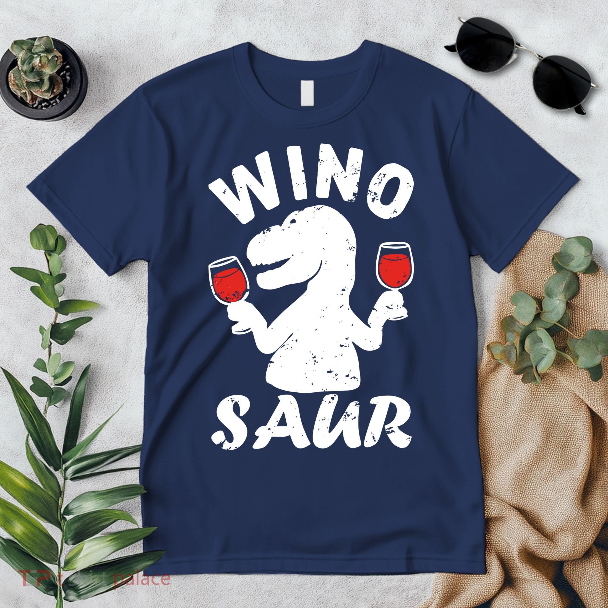 Wino Saur Funny Wine Premium T-Shirt