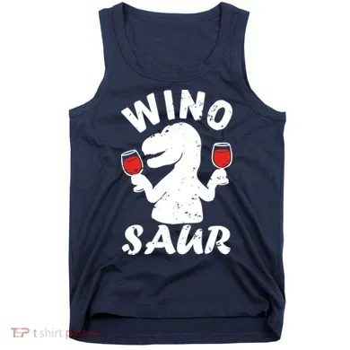 Wino Saur Funny Wine Tank Top