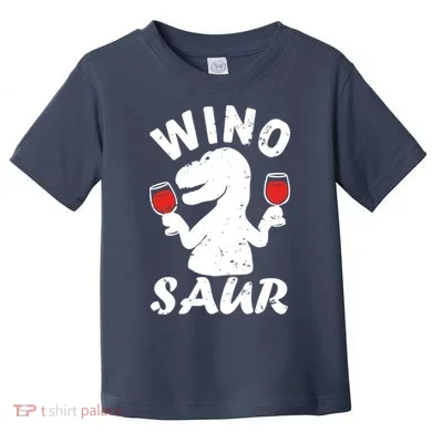 Wino Saur Funny Wine Toddler T-Shirt