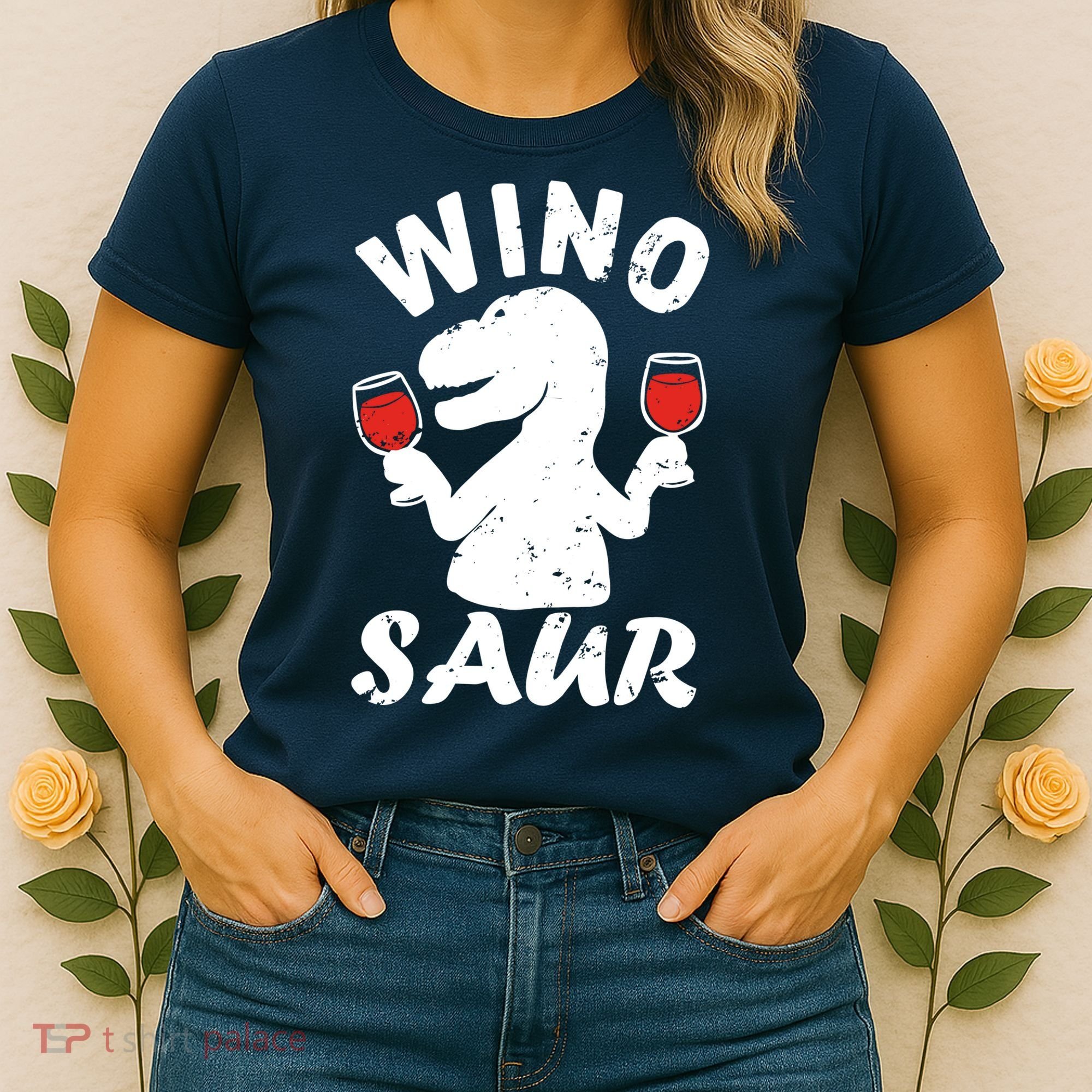 Wino Saur Funny Wine Women's T-Shirt