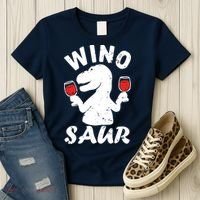 Wino Saur Funny Wine Women's T-Shirt thumb 3