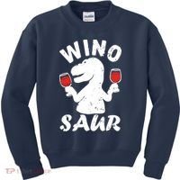 Wino Saur Funny Wine Kids Sweatshirt thumb 0