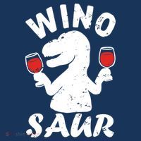 Wino Saur Funny Wine Kids Hoodie thumb 5