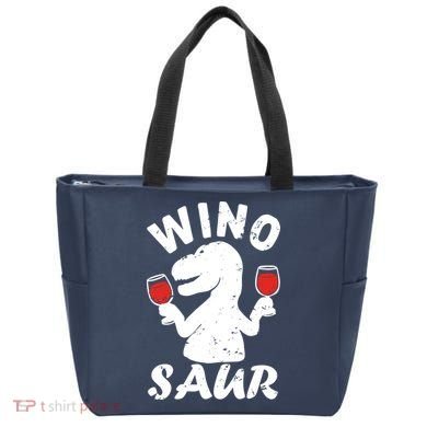 Wino Saur Funny Wine Tote Bag
