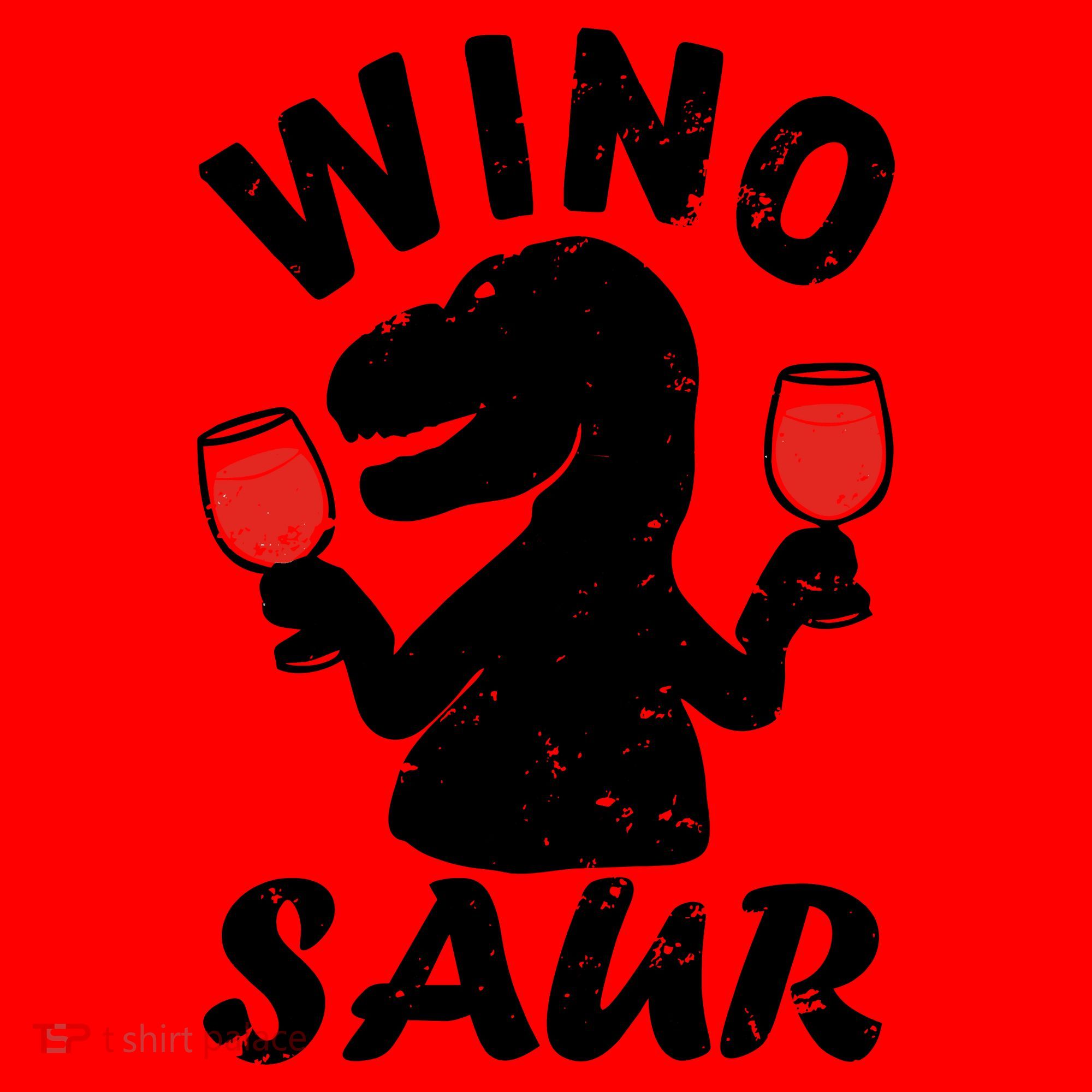Wino Saur Funny Wine Santa Hat