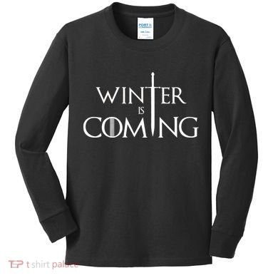 Winter Is Coming Kids Long Sleeve Shirt