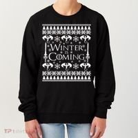 Winter is Coming Ugly Christmas Sweater Design Women's Sweatshirt thumb 0