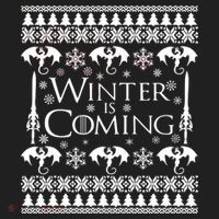 Winter is Coming Ugly Christmas Sweater Design Women's Sweatshirt thumb 2