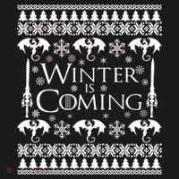 Winter is Coming Ugly Christmas Sweater Design Ornament thumb 1