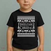 Winter is Coming Ugly Christmas Sweater Design Toddler T-Shirt thumb 2