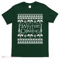 Winter is Coming Ugly Christmas Sweater Design T-Shirt thumb 0