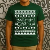 Winter is Coming Ugly Christmas Sweater Design T-Shirt thumb 3