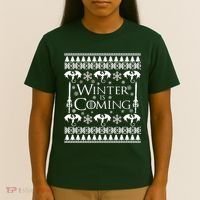Winter is Coming Ugly Christmas Sweater Design T-Shirt thumb 4