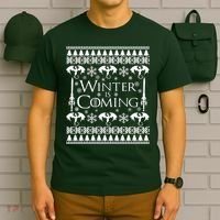 Winter is Coming Ugly Christmas Sweater Design T-Shirt thumb 6