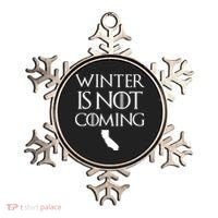Winter Is Not Coming California Ornament thumb 0