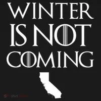 Winter Is Not Coming California Ornament thumb 1