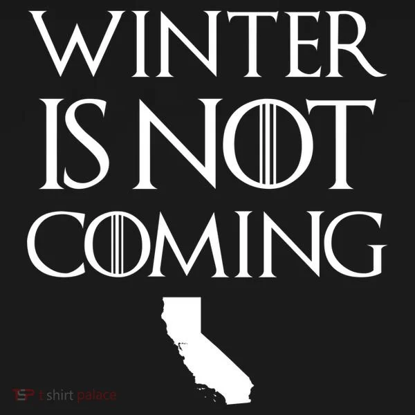 Winter Is Not Coming California Ornament