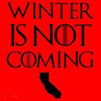 Winter Is Not Coming California Santa Hat thumb 1
