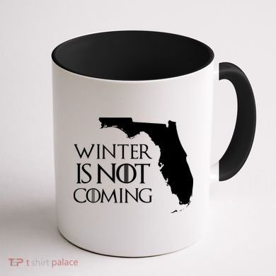 Winter Is Not Coming Florida Coffee Mug back